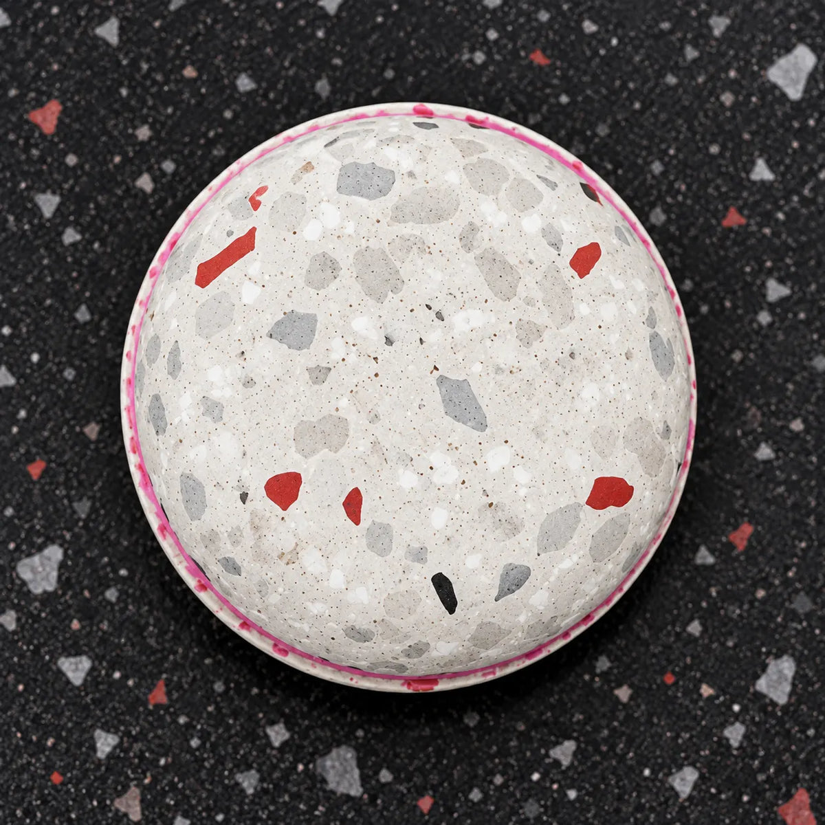 Terrazzo Macrons Paper Weight