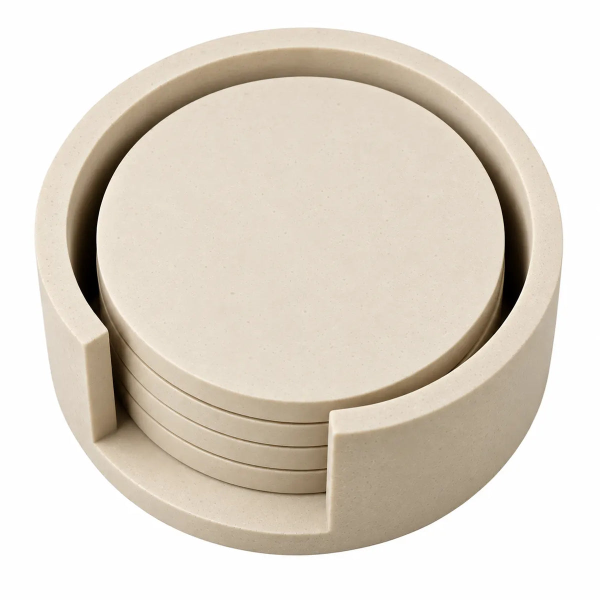 Terrazzo Coasters | Set of 3 With Holder