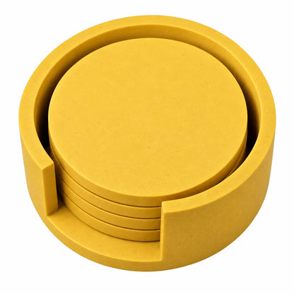 Terrazzo Coasters | Set of 3 With Holder