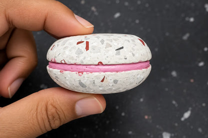 Terrazzo Macrons Paper Weight