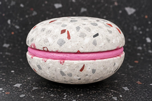 Terrazzo Macrons Paper Weight