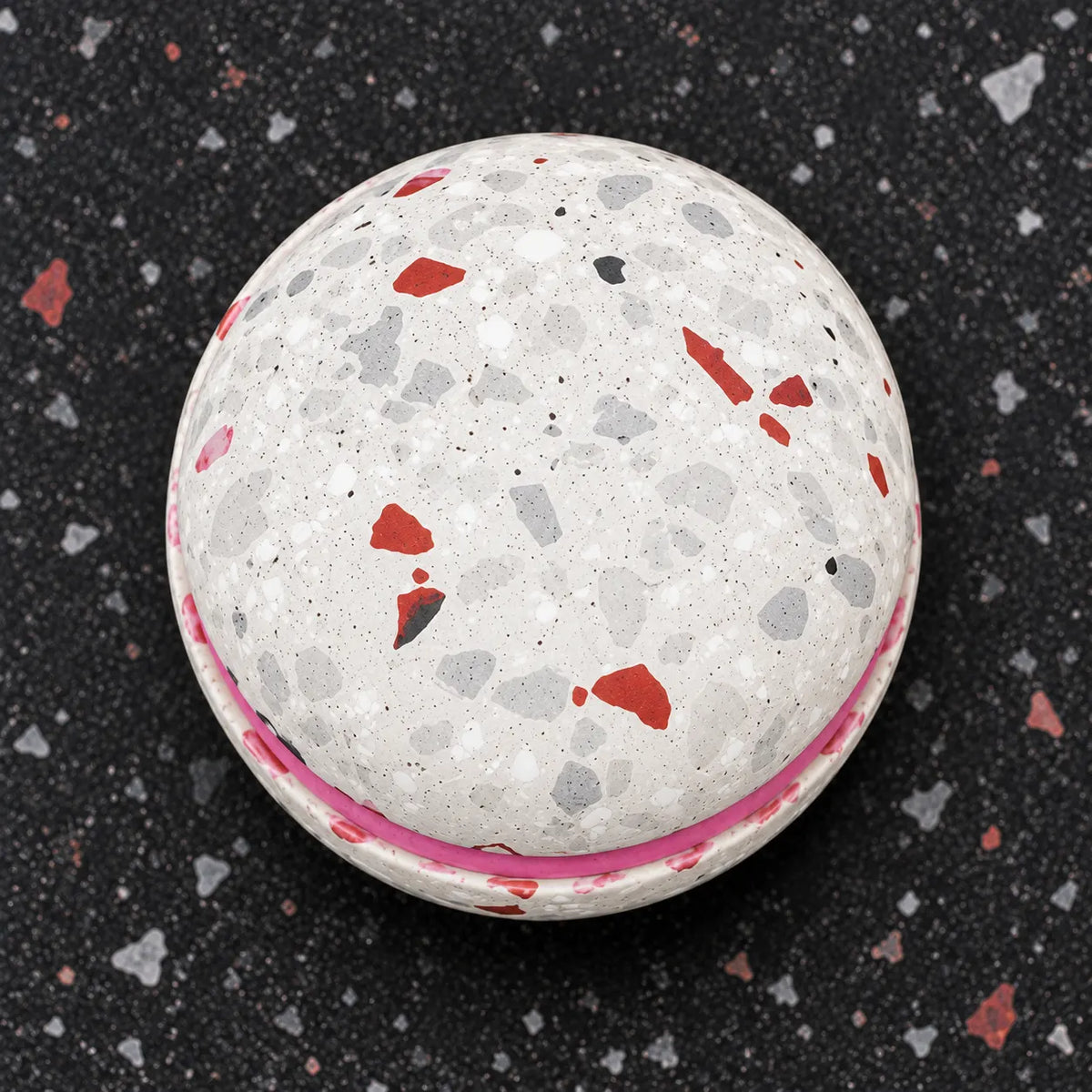 Terrazzo Macrons Paper Weight